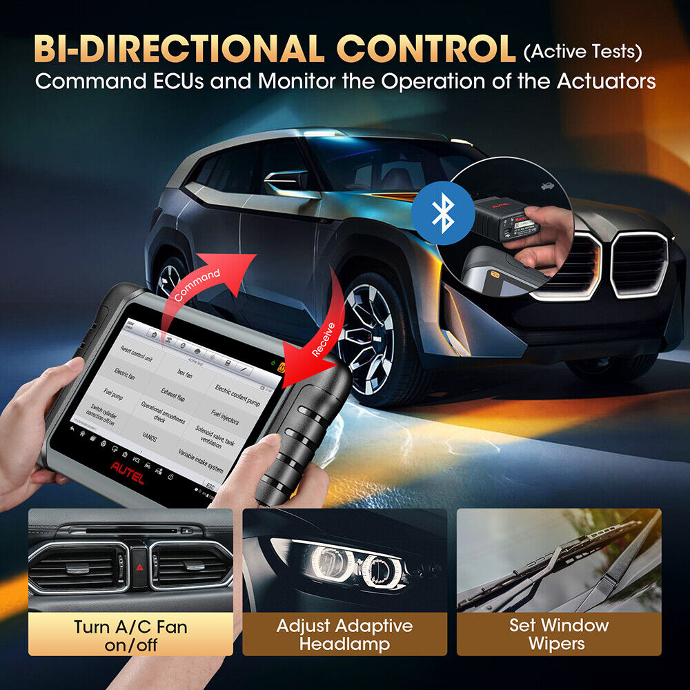 Autel MaxiPRO MP808S-TS Car Online ECU Coding TPMS Test Scan Tool PK MP808TS - Auto Lines Australia