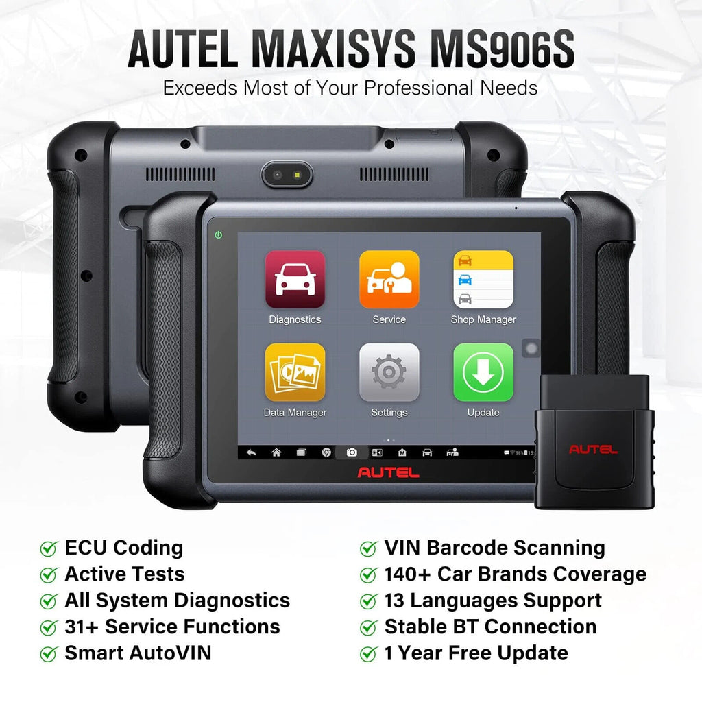 Autel Scanner Maxisys MS906S Automotive Diagnostic Scan Tool with ECU Coding
