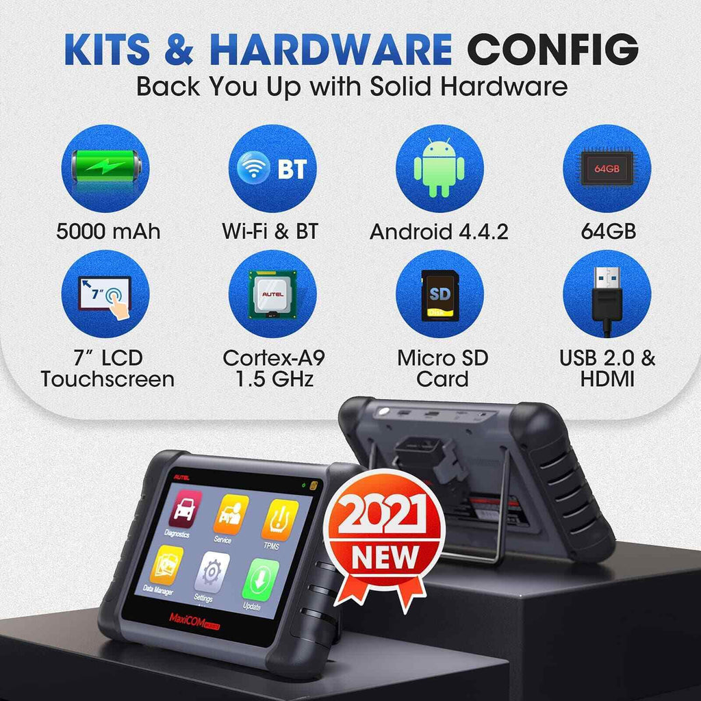 Autel MaxiCOM MK808TS TPMS Scanner with Complete TPMS and Sensor Programming - Auto Lines Australia
