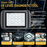 XTOOL D8 Car OBD2 Scanner All Systems ECU Engine ABS Diagnostic Auto VIN Coding