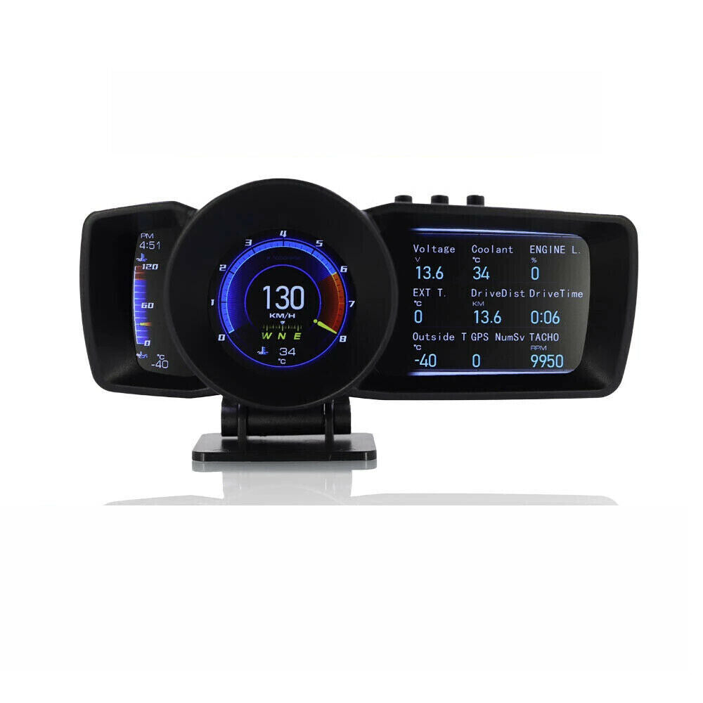 Vjoy Hawk Car HUD Multi-Function Dashboard Head Up Display Smart  Speedometer