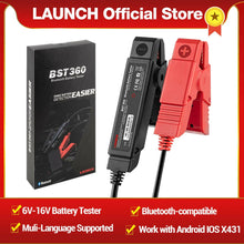 Load image into Gallery viewer, LAUNCH X431 BST360 Battery Test Clip Analyzer 6V-16V 2000CCA Voltage Battery Tes