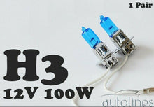 Load image into Gallery viewer, H3 12V 100W Xenon White 6000K Light Fog Car Headlight Lamp Globes Bulbs LED HID