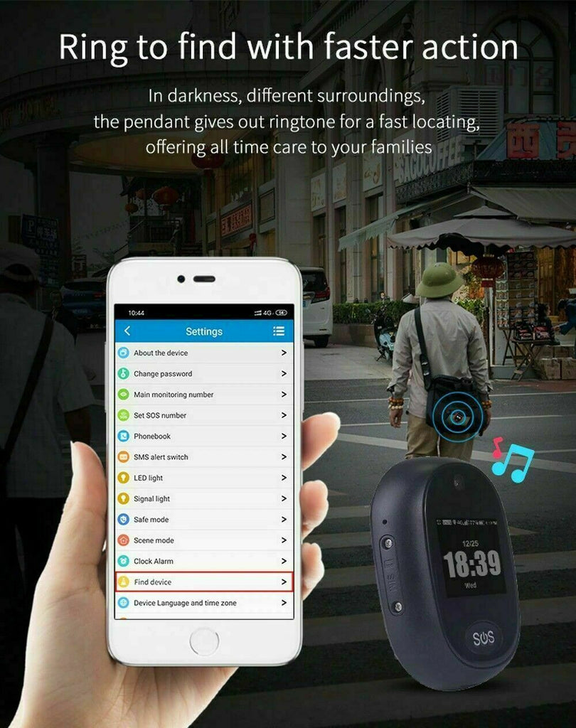 4G LTE Personal Mini GPS Tracker Waterproof IP67 Smart Tracking Kids Elderly - Auto Lines Australia