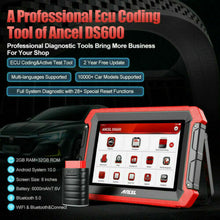 Load image into Gallery viewer, ANCEL DS600 ECU Key Coding BMS Injector Diagnostic Tool - Auto Lines Australia