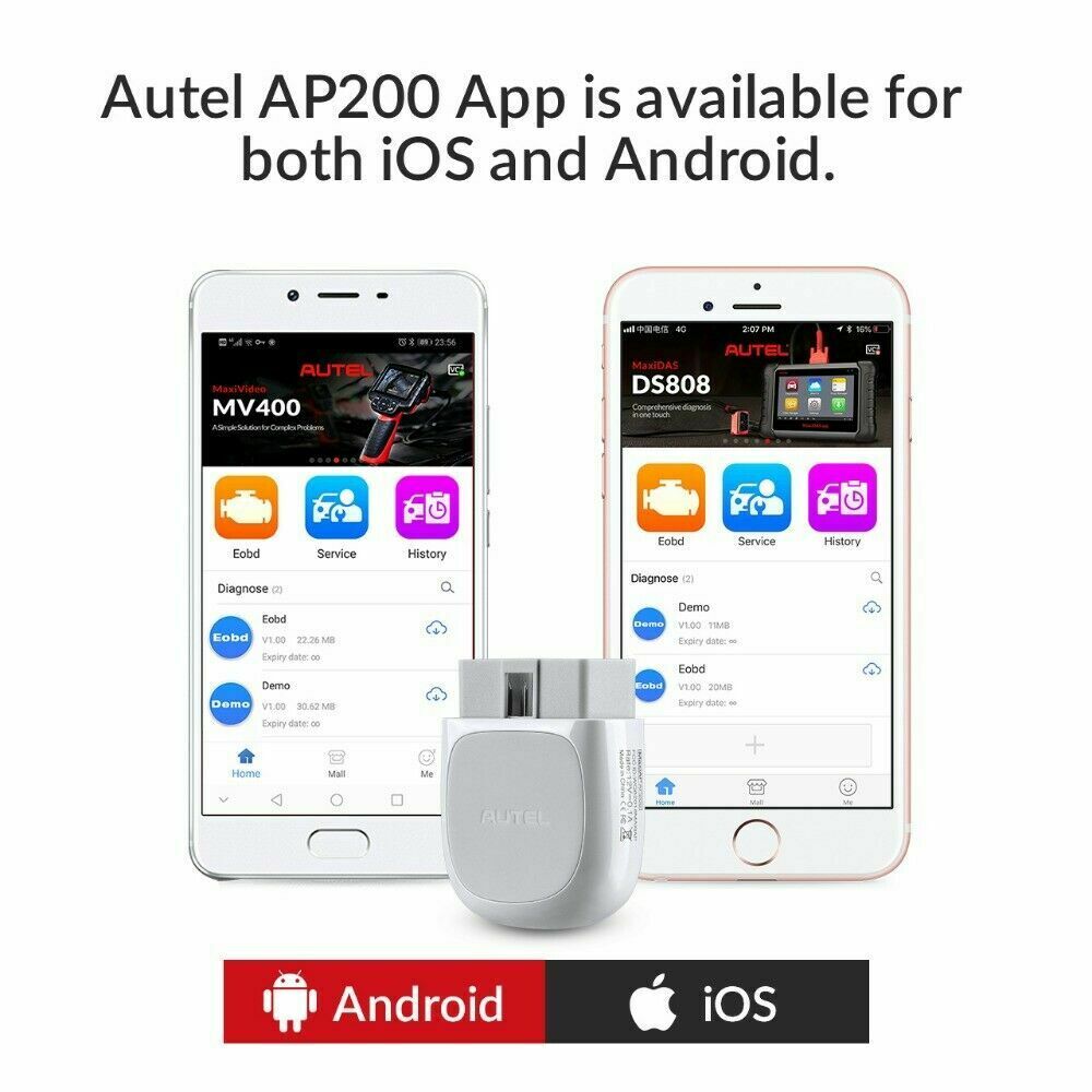Autel AP200 Bluetooth OBD2 Diagnostic Scan Tool - Auto Lines Australia