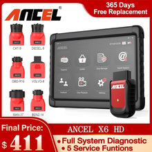 Load image into Gallery viewer, Ancel X6 HD OBD2 Scanner Heavy Duty Truck Diagnostic Scanner Tool Full System - Auto Lines Australia