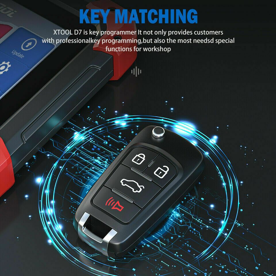 XTOOL D7 Car OBD2 Scanner Key Programming