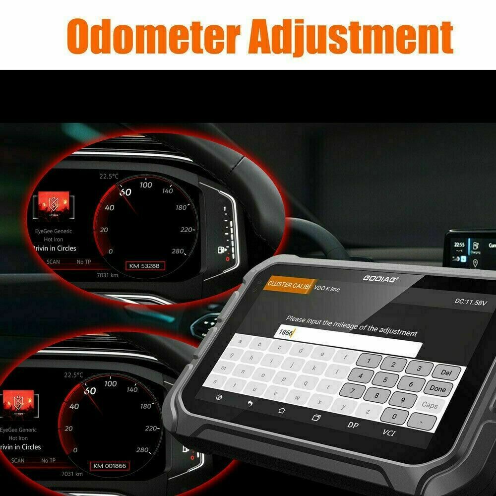 OBDSTAR GODIAG GD801 Programmer Support Mileage C0rrection ABS EPB TPMS EEPROM