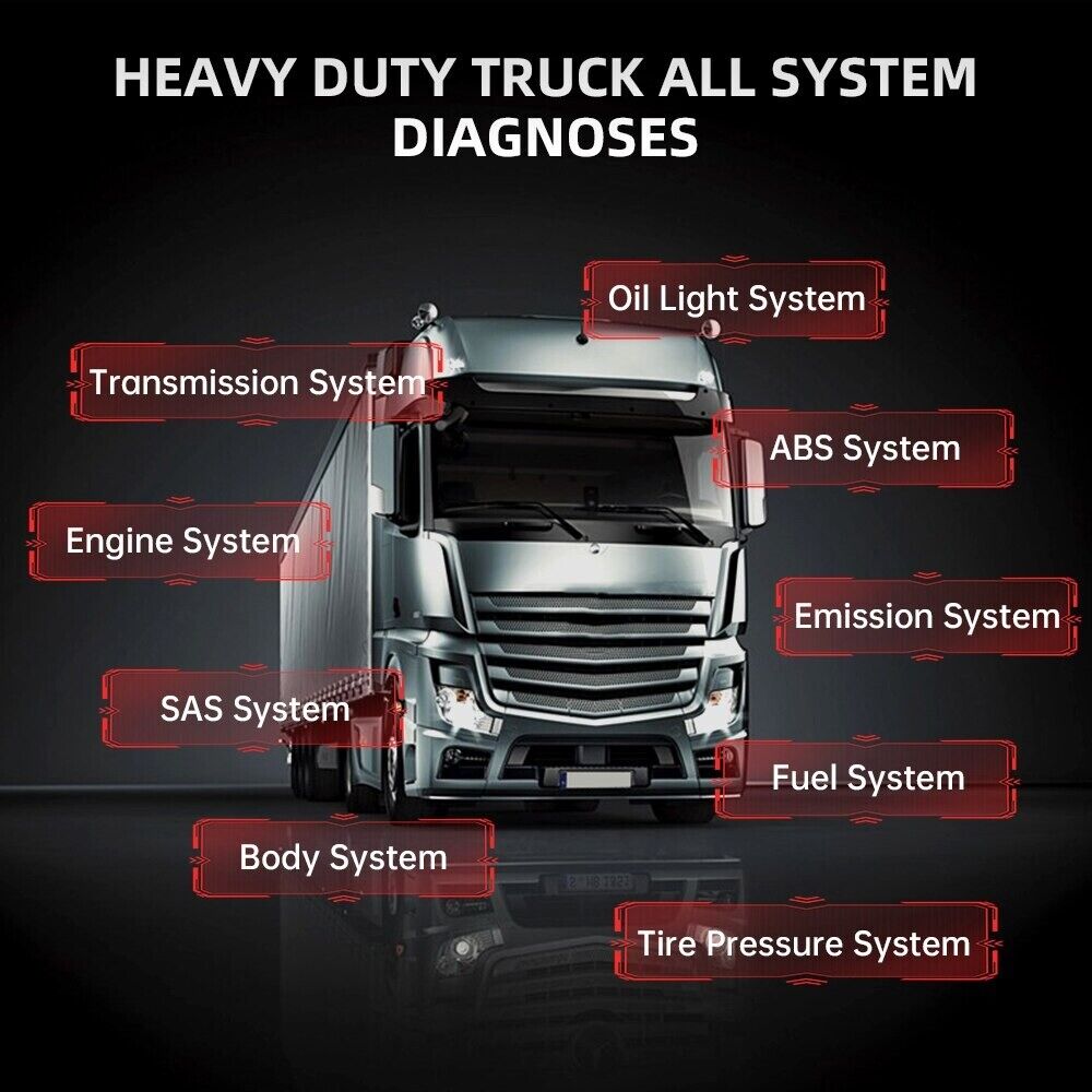 ANCEL HD3100 PRO Heavy Duty Diesel Truck Diagnostic Scanner Full System DPF OBD2