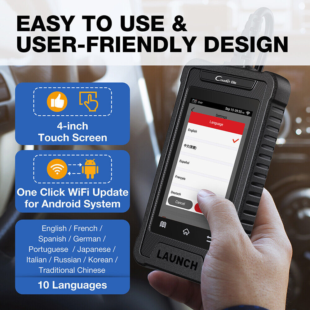LAUNCH X431CRE 302 WIFI OBD2 Car Code Reader Auto Vin Scanner Diagnostic Tool