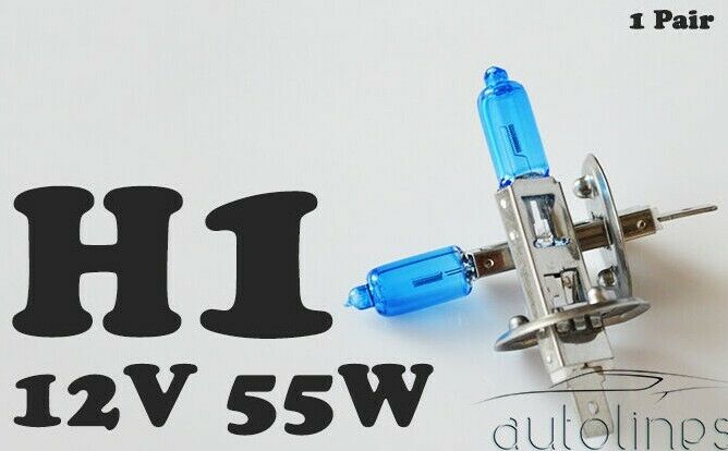 H1 12V 55W Xenon White 6000K Light Fog Car Headlight Lamp Globes Bulbs LED HID