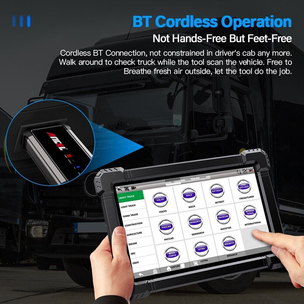 ANCEL X7 Professional 24V Heavy Duty Truck Diagnostic Tool 24V Car OBD 2 Scanner