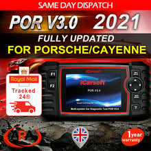 Load image into Gallery viewer, Genuine iCarsoft POR V3.0 Fault Diagnostic Tool Scanner For Porsche / Cayenne