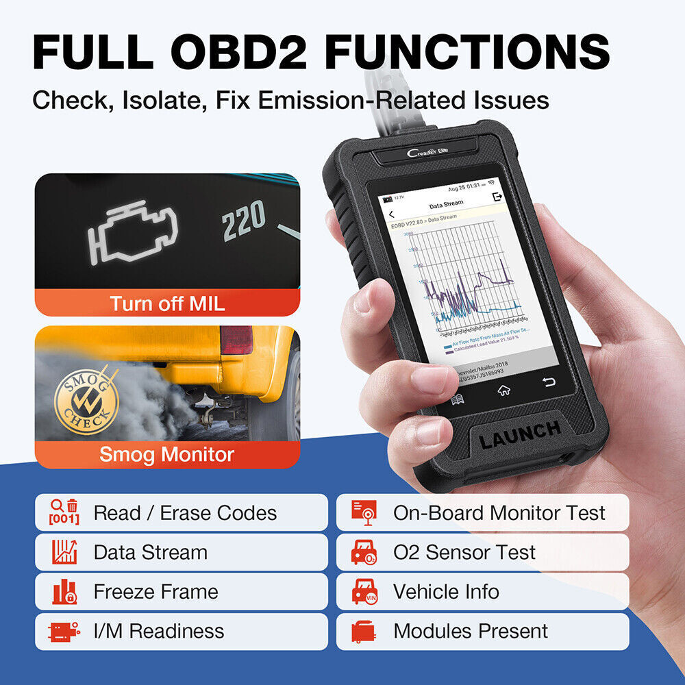 LAUNCH X431CRE 302 WIFI OBD2 Car Code Reader Auto Vin Scanner Diagnostic Tool