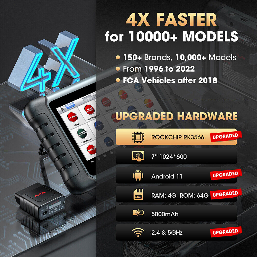 Autel MaxiPRO MP808S-TS Car Online ECU Coding TPMS Test Scan Tool PK MP808TS - Auto Lines Australia