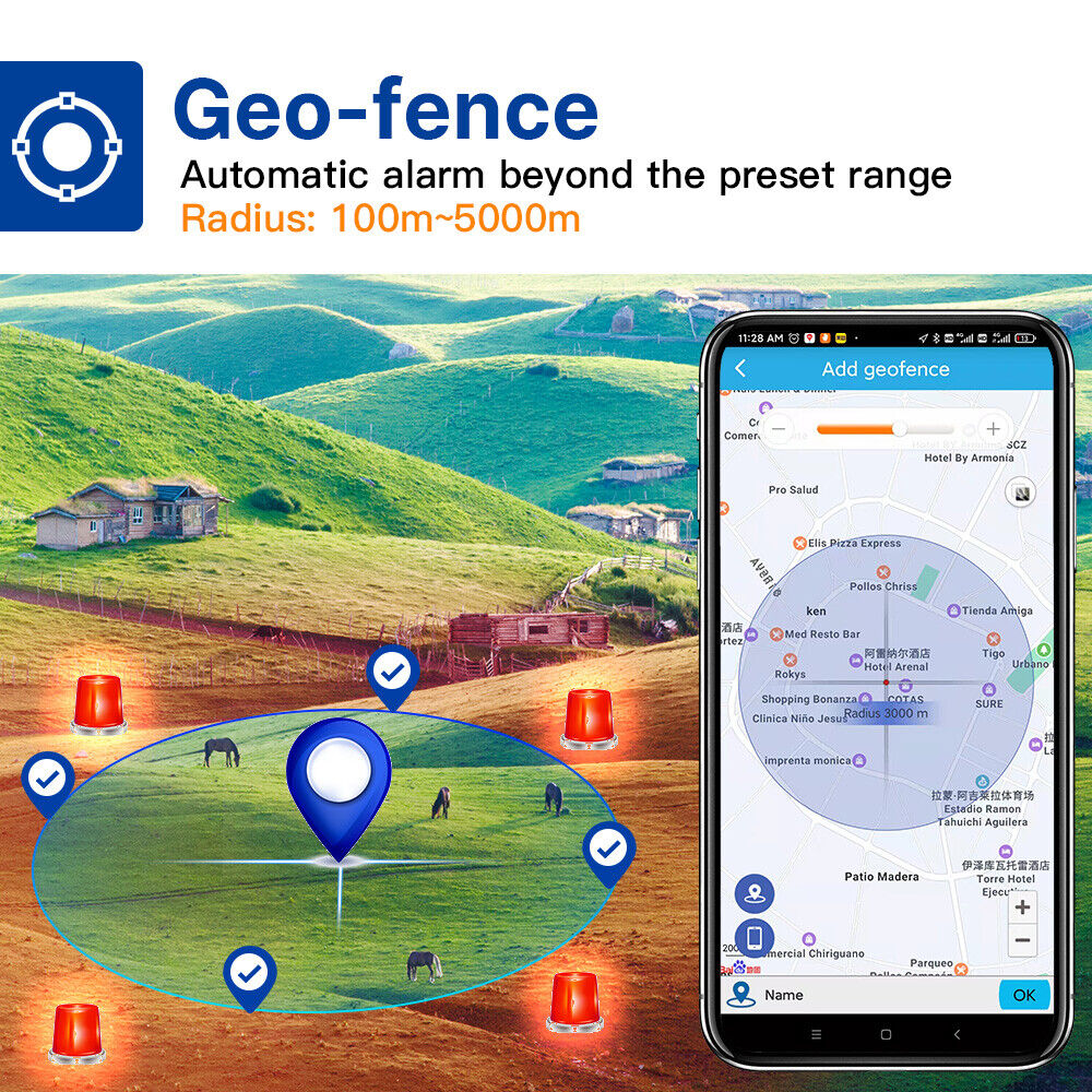 Newest Cow GPS Tracker Big Battery 22000mAh 180-day Standby Real Time Track