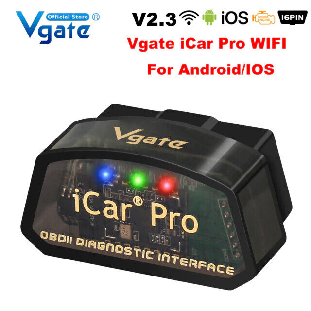 Vgate iCar Pro elm327 V2.3 OBD 2 OBD2 Scanner diagnostico automatico per  Auto WIFI Bluetooth 4.0 per strumento di scansione IOS ODB2 PK ELM 327 V1 5