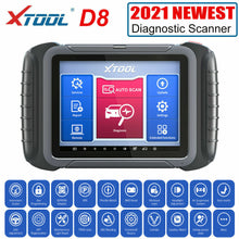 Load image into Gallery viewer, XTOOL D8 Car OBD2 All System Scanner Bidirectional ABS Diagnostic ECU Key Coding