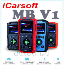 Load image into Gallery viewer, iCarsoft MB V1.0 Fits MERCEDES-BENZ OBD2 Diagnostic Fault Code Reset Scan Tool