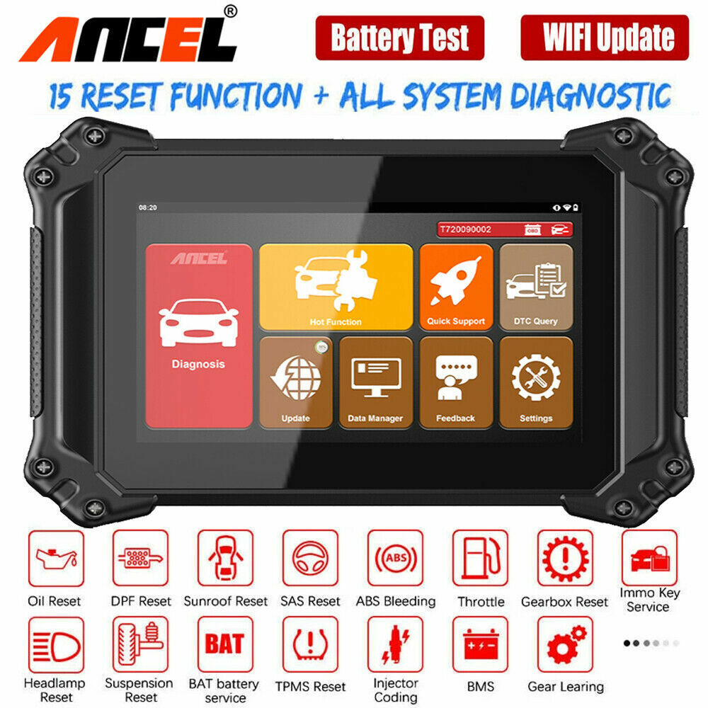 ANCEL FX6000 OBD2 Scanner With All System Automotive Code Reader Vehicle OBDII Diagnostic Scan Tool For Engine ABS SRS Transmission TPMS EPB In | Whizz Code Readers & Scan Tools - Foto 8