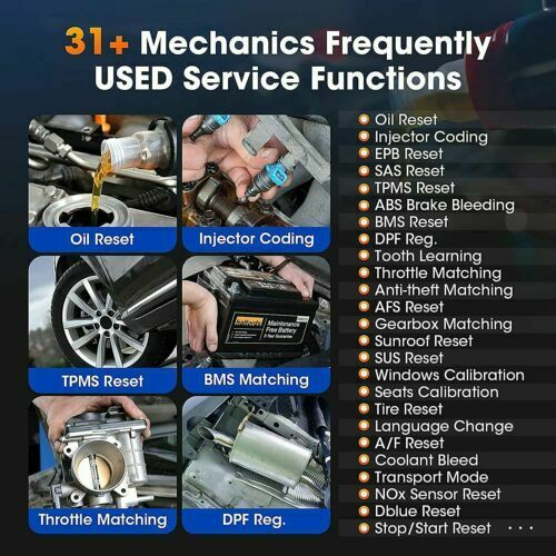 ANCEL DS600 ECU Key Coding BMS Injector Diagnostic Tool - Auto Lines Australia