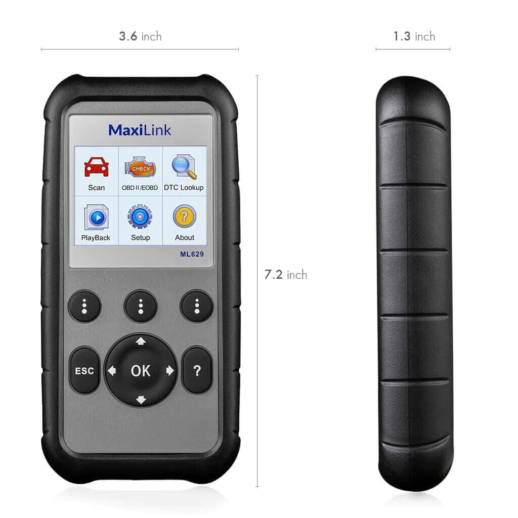 Autel MaxiLink ML629 OBD2 Scanner, ABS Engine Transmission Diagnostic Scan Tool