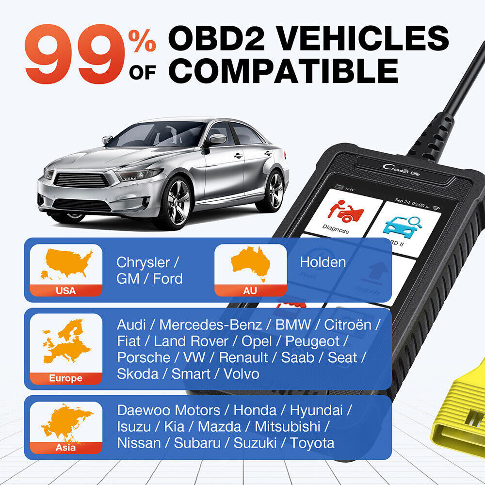 LAUNCH X431CRE 302 WIFI OBD2 Car Code Reader Auto Vin Scanner Diagnostic Tool