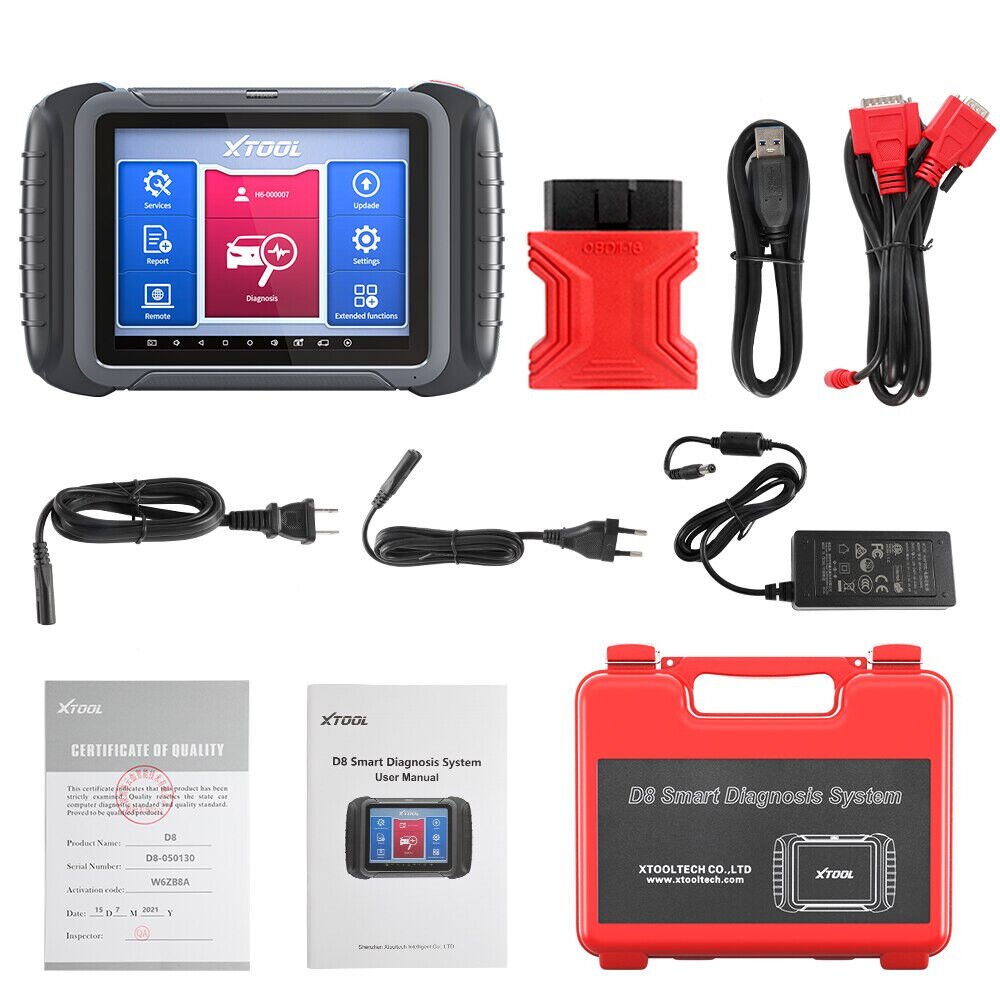 XTOOL D8 BT 2022 Newest Automotive OE All Systems Diagnostic Scanner ECU Coding - Auto Lines Australia