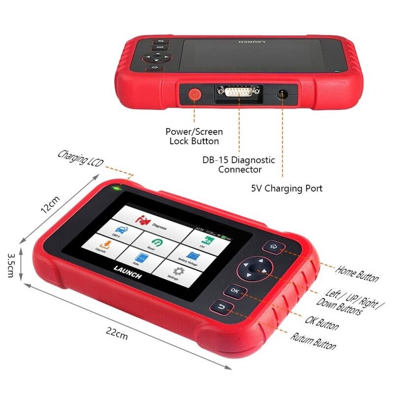 Original LAUNCH Creader CRP129X Car Diagnostic Tool for Engine/ Transmission/ABS
