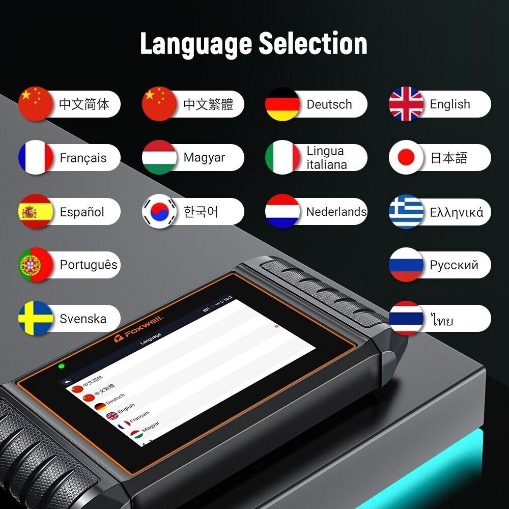 Foxwell NT726 OBD2 Automotive Scanner Professional All System Oil EPB DPF ABS Injector