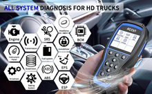 Load image into Gallery viewer, FCAR F507 All System Heavy Duty Truck Scanner and Car OBDII Code Reader