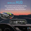 Wireless HUD Display Digital GPS Speedometer with Solar Charged Over-speed Alarm