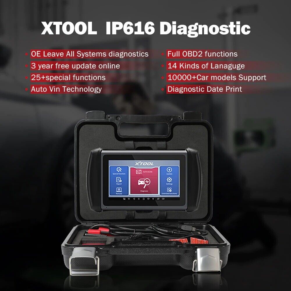 XTOOL IP616 OBD2 Scanner Automotive Car Diagnostic Tools OBD2 Scanner CodeReader