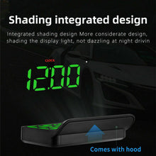 Load image into Gallery viewer, HD Car HUD Head Up Display MPH/KM/h RPM Temp Speed Limit Alarm Digital Projector
