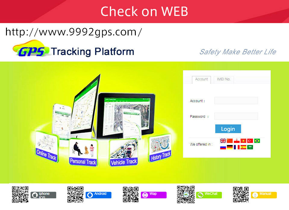 3G 4G OBDII GPS Mini Tracker Live Realtime Vehicle Car Spy OBD2 Tracking Device