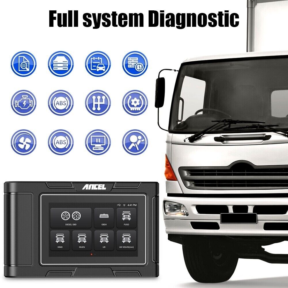 ANCEL HD3200 24V Heavy Duty Diesel Truck Diagnostic Scanner Car Full System DPF
