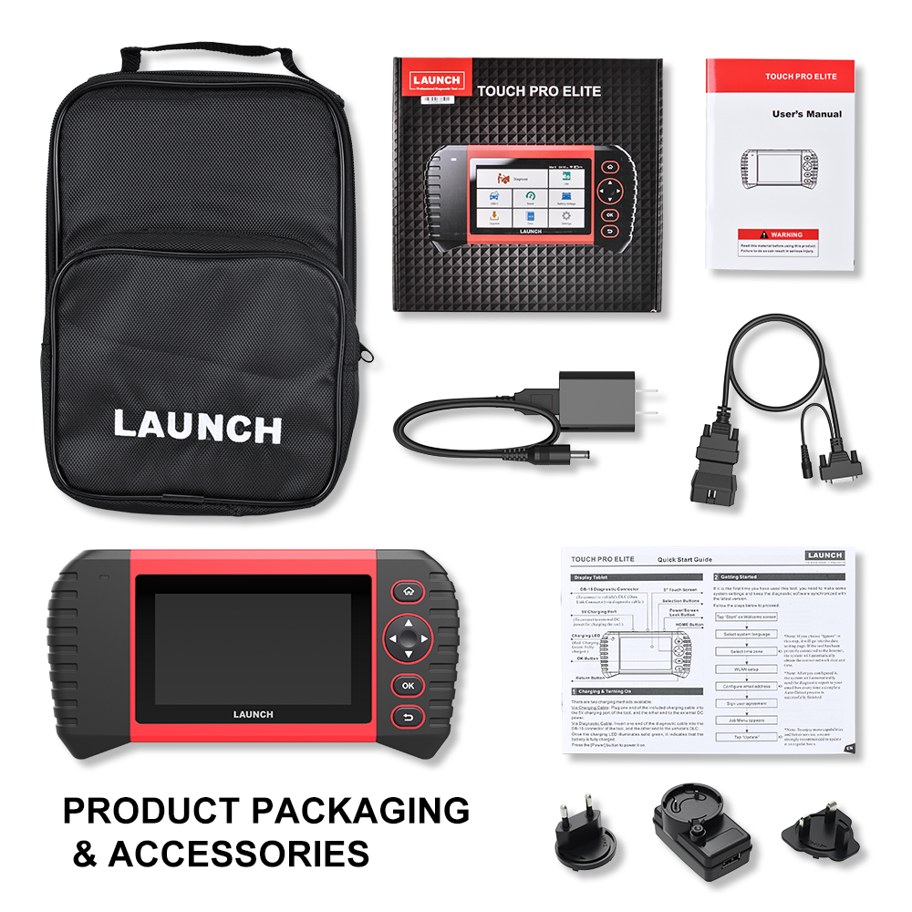 LAUNCH CRP Touch Pro Elite All System OBD2 Scanner Diagnostic & Battery Tester