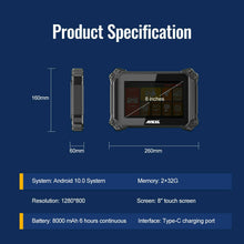 Load image into Gallery viewer, Ancel V6 OBD2 Scanner Car Code Reader Full System