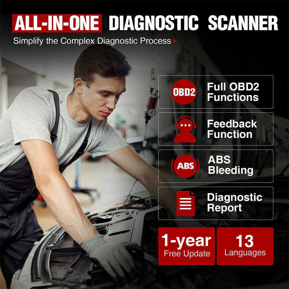 Autel MK808 Car Scan Diagnostic Tool Auto Full Systems Scanner