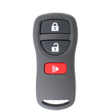 Fits NISSAN Remote Control Tiida Xtrail Pathfinder Murano 3 Buttons Key 433MHz