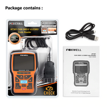 Load image into Gallery viewer, Foxwell NT301 OBDII/EOBD Diagnostic Code Reader and Scanner