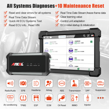 Load image into Gallery viewer, Ancel X7 Automotive OBD2 Diagnostic Scan Tool ABS SRS Car Full System Scanner