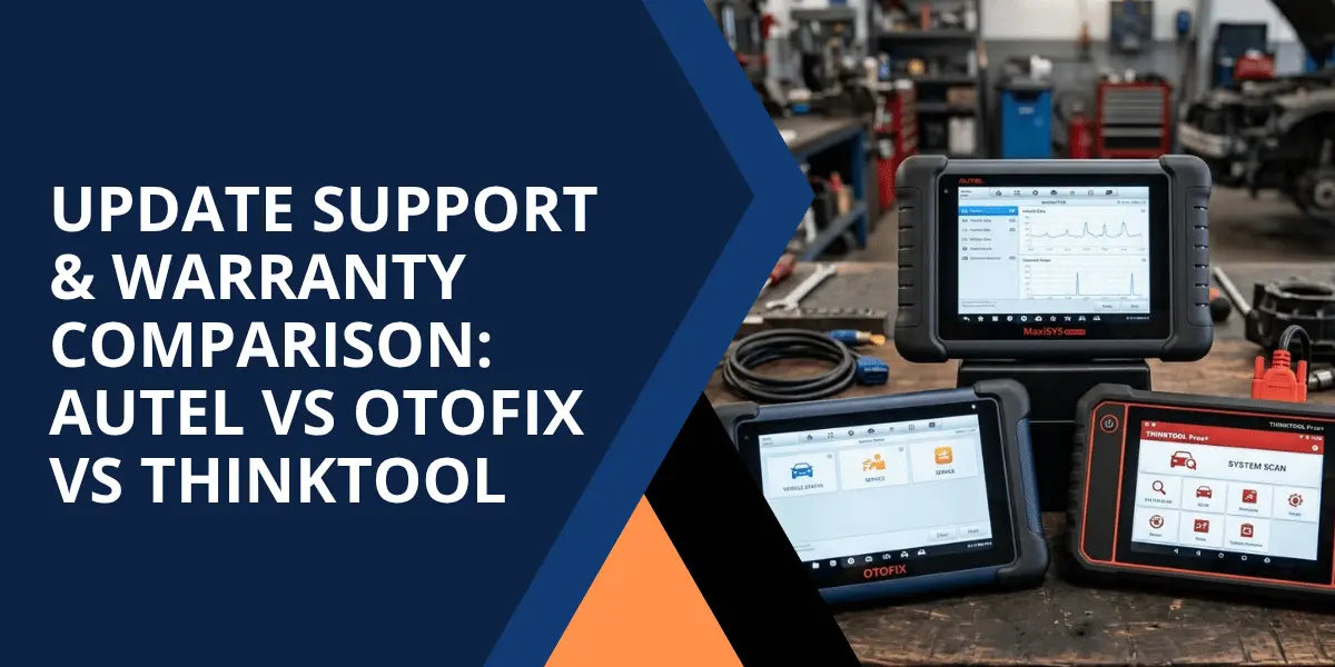 Update Support & Warranty Comparison: Autel vs OTOFIX vs Thinktool