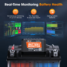 Load image into Gallery viewer, ANCEL BM300 Pro 6V 12V 24V Bluetooth Battery Tester Monitor for Car Truck RV