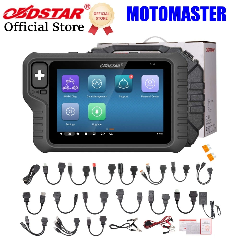 OBDSTAR MOTOMASTER Full Motorcycle Scanner IMMO ECU ODO Marine E-MOTO Tool