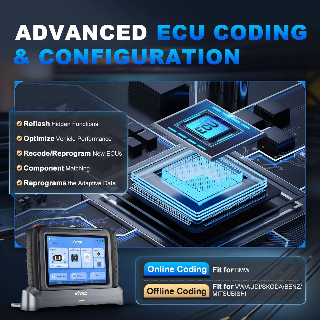 2025 XTOOL IP919MAX OBD2 Scanner Auto Diagnostic Tool ECU Programming Key IMMO