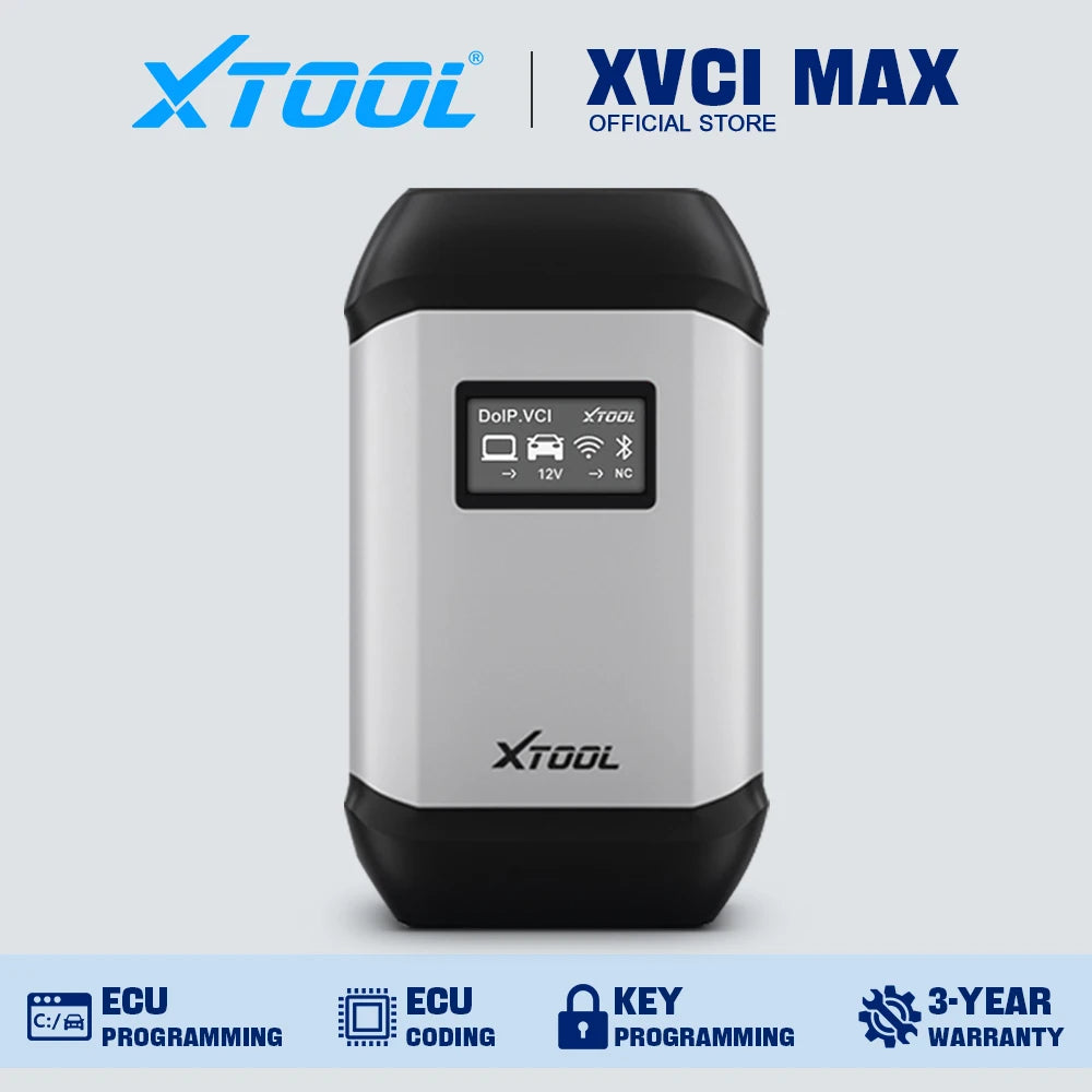 XTOOL XVCI MAX J2534 OBD2 Automotive Scanner ECU Coding Active Test CAN FD DoIP Secondary image