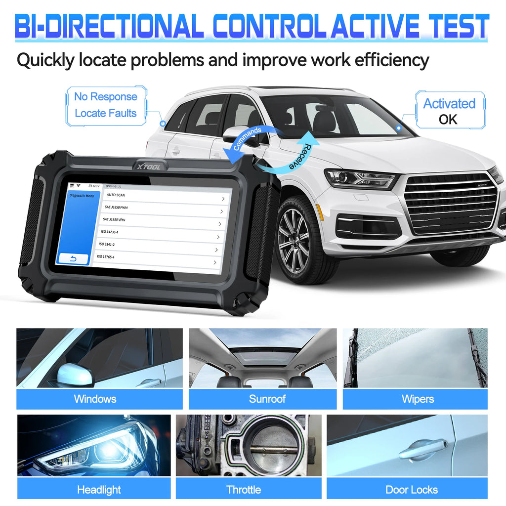 XTOOL IP500 GMC/Buick/Cadillac OBD2 Scan Tool key Programmer Auto Bidirectional