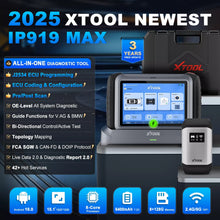 Load image into Gallery viewer, 2025 XTOOL IP919MAX OBD2 Scanner Auto Diagnostic Tool ECU Programming Key IMMO